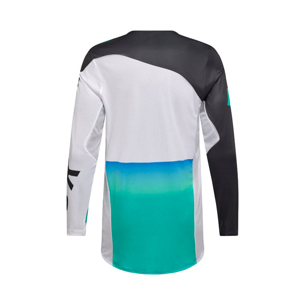Rear view of aqua blue Flexair Spire Jersey highlighting lightweight fabric and sublimated graphics, SKU 36317-246 | SKU: 36317-24 | Available at BTO Sports