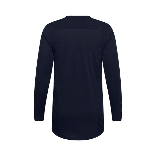 Rear view of Flexair Blackout Jersey in black showing vented mesh panels and sublimated graphics, SKU 36319-001 | SKU: 36319-00 | Available at BTO Sports