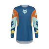 Front view of Fox Racing 360 Tine Jersey in twilight showing ergonomic sleeve fit and TruDri® fabric, SKU 36320-407 | SKU: 36320-00 | Available at BTO Sports