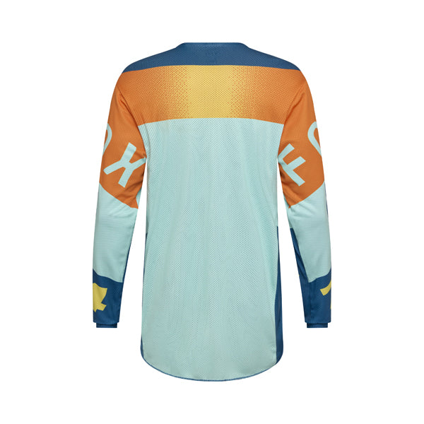 Rear view of twilight 360 Tine Jersey showing mesh paneling and Fox branding, SKU 36320-407 | SKU: 36320-001 | Available at BTO Sports