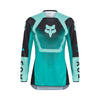 Front view of Fox Racing Women’s 180 Collect Jersey in spearmint showing breathable mesh panels, moisture-wicking fabric, and drop-tail hem, SKU 36325-266 | SKU: 36325-44 | Available at BTO Sports