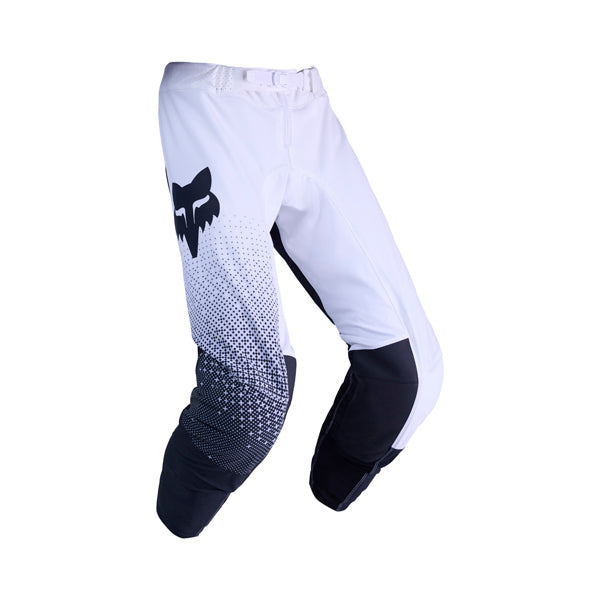 Fox Racing Flexair Fracture Pants front angle view Colors: Wht/Black SKU:36341-058 | Available at BTO Sports.