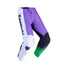 Fox Racing 180 Kawasaki Pants front angle view Colors: Purple/Wht SKU:36348-A08 | Available at BTO Sports.