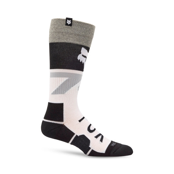 Fox Racing 360 Tine Socks front angle view in Blk sizes MD, LG SKU 36367-001-M. Socks | Available at BTO Sports