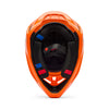 Image of Fox Racing - V3 RS Fracture Helmet | SKU 36382-008 | Colors: Flo Orange, Flo Red, White | Sizes: XS to 2X | Available at BTO Sports