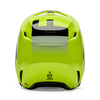 Rear view of helmet in flo yellow showing exhaust vents and shell contour, SKU 36385130, sizes XS, SM, MD, LG, XL, size XS, sizes XS to XL.