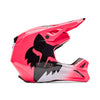 Front view of V1 Shield Helmet in pink showing vent placement and Mips® protection, SKU 36385170, sizes XS, SM, MD, LG, XL, size XS, sizes XS to XL.