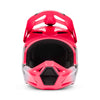 Angled front view of helmet in pink showing chin bar and vent layout, SKU 36385170, sizes XS, SM, MD, LG, XL, size XS, sizes XS to XL.