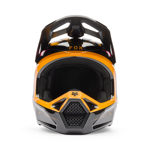 Image of Fox Racing - V1 Kairos Helmet (Youth) | SKU 36388-295 | Colors: Tangerine, Turquoise | Sizes: Y-SM to Y-LG | Available at BTO Sports
