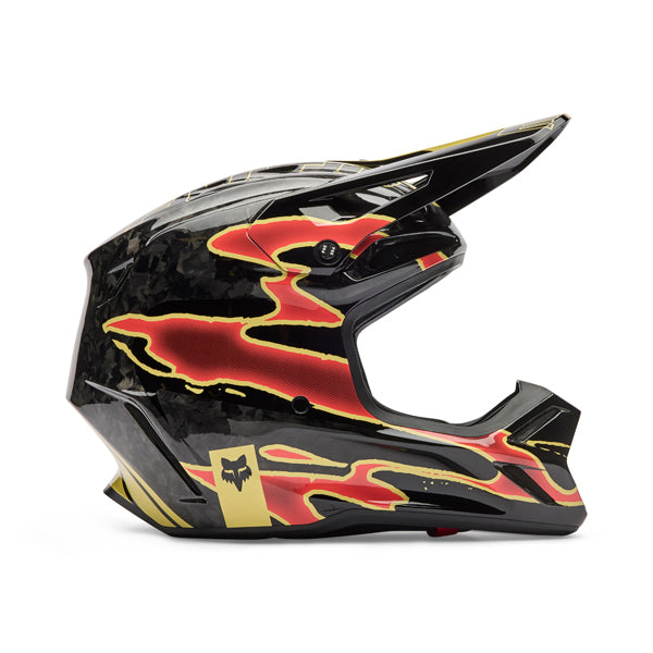 Image of Fox Racing - V3 RS Inning Helmet | SKU 36390-001 | Colors: Black | Sizes: XS to 2X | Available at BTO Sports