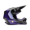 Image of Fox Racing - V3 Drip Helmet | SKU 36391-166 | Colors: Black/Purple, Turquoise | Sizes: XS to 2X | Available at BTO Sports