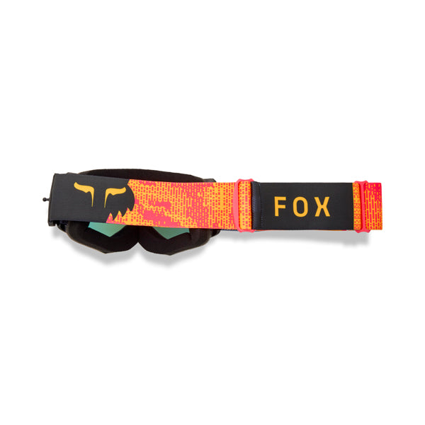 rear angle of tangerine Youth Main Kairos Goggles showing adjustable strap with tear-off post and ventilation ports, SKU 36410-279 | Available at BTO Sports.