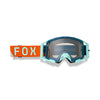 front view of Fox Racing Airspace Tine Goggles in twilight blue with smoke lens and wide viewport | Available at BTO Sports.