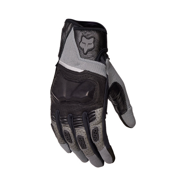Fox Racing Bomber Pro Air Gloves side view Colors: Black/Grey Sizes: SM to 3X SKU:38169-014 | Available at BTO Sports.