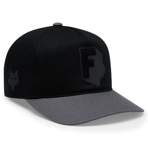 38464-001-OS, Fox Racing, Fox Shadow Snapback Hat, Black, Chalk White product photo
