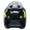 Fox Racing Rampage Foundry Helmet (MTB) (Youth) in Sage, top view, with the visor tip, crown vents, shell graphics, and central Fox logo. Available options—Color: Sage; Size: Y-SM, YMD, Y-LG.