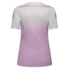 Fox Racing Ranger Foundry Jersey (MTB) (Womens) in Lavender Drift, rear product view, with the back graphic, shoulder panels, long sleeves, and drop-tail hem. Available options—Color: Lavender Drift; Size: XS, SM, MD, LG, XL. SKU 40168-F07-S. UPC 198571115404.