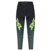 Fox Racing Ranger Foundry Pants (MTB) (Youth) in Sage, front product view, with the adjustable waist, articulated knees, contrasting leg graphics, reinforced inner knees, and tapered cuffs. Available options—Color: Sage; Size: Y-22, Y-24, Y-26, Y-28. SKU 40213-221-22. UPC 198571120453.