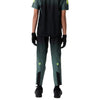 Fox Racing Ranger Foundry Pants (MTB) (Youth) in Sage, rear lower-leg and cuff view, with the reinforced seat, rear yoke, articulated knees, tapered legs, and lower-leg graphics. Available options—Color: Sage; Size: Y-22, Y-24, Y-26, Y-28.