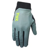 Fox Racing Ranger Foundry Gloves (MTB) (Youth) in Sage, back-of-hand view, with the Fox hand graphic, flexible finger panels, shaped knuckles, and stretch cuff. Available options—Color: Sage; Size: Y-SM, YMD, Y-LG. SKU 40285-221-YS. UPC 198571119761.