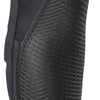 Fox Racing Enduro Elbow Sleeve (Youth) in Black, close-up of the ventilated protective insert, with the flexible black sleeve, molded impact pad, mesh ventilation, elastic cuff, and Fox logo. Available options—Color: Black.