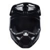 Fox Racing V1 BNKR Helmet in Black Camo, front view, with the visor, wide goggle opening, vented chin bar, and brow vents centered in the frame. Available options—Color: Black Camo; Size: XS, SM, MD, LG, XL, 2X. SKU 40602-247-M. UPC 198571123263.