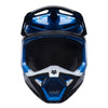 Fox Racing V1 Frame Helmet (Youth) in Red, front view, with the visor, wide goggle opening, vented chin bar, and brow vents centered in the frame. Available options—Color: Black, Neon Pink, Blue, Grey/Yellow, Red; Size: Y-SM, Y-MD, Y-LG. SKU 40617-003-YL. UPC 198571130124.