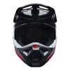 Fox Racing V1 Abyss Helmet in Black, front view, with the visor, wide goggle opening, vented chin bar, and brow vents centered in the frame. Available options—Color: Black; Size: XS, SM, MD, LG, XL, 2X. SKU 40623-001-M. UPC 198571121764.