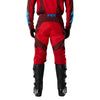 Fox Racing 180 Raid Pants in Rust, rear lower-leg and cuff view, with the reinforced seat, rear yoke, articulated knees, tapered legs, and lower-leg graphics. Available options—Color: Rust, Purple Lava, Deep Fern; Size: 28, 30, 32, 34, 36, 38. SKU 40685-180-38. UPC 198571130940.