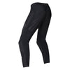Fox Racing 180 Blackout Pants in Black, rear product view, with the reinforced seat, rear yoke, articulated knees, tapered legs, and lower-leg graphics. Available options—Color: Black; Size: 26, 28, 30, 32, 34, 36, 38, 40, 42, 44. SKU 40693-001-28. UPC 198571121931.