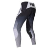 Fox Racing 360 Foundry Pants in Black/Grey, rear product view, with the reinforced seat, rear yoke, articulated knees, tapered legs, and lower-leg graphics. Available options—Color: Black/Grey, Flo Red, Sky Blue, HiViz Yellow; Size: 28, 30, 32, 34, 36, 38. SKU 40695-014-30. UPC 198571123461.