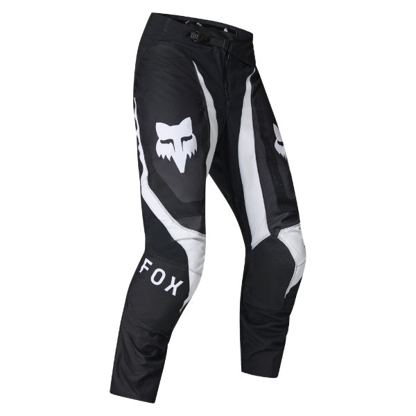 Fox Racing 180 Frame Pants in Grey/Yellow, rear lower-leg and cuff view, with the reinforced seat, rear yoke, articulated knees, tapered legs, and lower-leg graphics. Available options—Color: Blue, Grey/Yellow, Black, Red; Size: 26, 28, 30, 32, 34, 36, 38, 40, 42, 44. SKU 40696-086-36. UPC 198571126035.