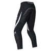 Fox Racing 180 Frame Pants in Grey/Yellow, full modeled front view, with the fitted waist, articulated knee shape, tapered legs, and reinforced riding panels on a rider. Available options—Color: Blue, Grey/Yellow, Black, Red; Size: 26, 28, 30, 32, 34, 36, 38, 40, 42, 44. SKU 40696-086-38. UPC 198571126042.