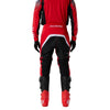 Fox Racing 180 Frame Pants in Black, rear product view, with the reinforced seat, rear yoke, articulated knees, tapered legs, and lower-leg graphics. Available options—Color: Blue, Grey/Yellow, Black, Red; Size: 26, 28, 30, 32, 34, 36, 38, 40, 42, 44. SKU 40696-001-44. UPC 198571122181.