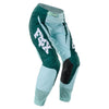 Fox Racing 180 Raid Pants (Womens) in Lavender Drift, full modeled front view, with the fitted waist, articulated knee shape, tapered legs, and reinforced riding panels on a rider. Available options—Color: Lavender Drift, Melon; Size: 2, 4, 6, 8, 10, 12, 14, 16. SKU 40700-F07-14. UPC 198571126899.