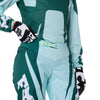 Fox Racing 180 Raid Pants (Womens) in Melon, front product view, with the adjustable waist, articulated knees, contrasting leg graphics, reinforced inner knees, and tapered cuffs. Available options—Color: Lavender Drift, Melon; Size: 2, 4, 6, 8, 10, 12, 14, 16. SKU 40700-413-2. UPC 198571127520.