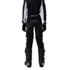Fox Racing 180 Frame Pants (Youth) in Red, rear lower-leg and cuff view, with the reinforced seat, rear yoke, articulated knees, tapered legs, and lower-leg graphics. Available options—Color: Blue, Grey/Yellow, Black, Red; Size: Y-22, Y-24, Y-26, Y-28.