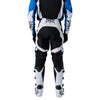 Fox Racing 180 HD38 Pants in Black/Blue, rear lower-leg and cuff view, with the reinforced seat, rear yoke, articulated knees, tapered legs, and lower-leg graphics. Available options—Color: Black/Blue; Size: 26, 28, 30, 32, 34, 36, 38. SKU 40709-013-36. UPC 198571135273.