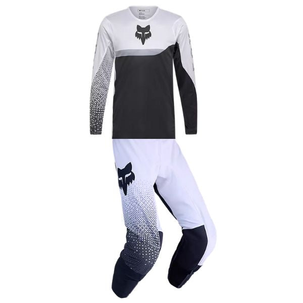 Product image of Fox Racing Flexair Fracture Combo WhtBlk | Available at BTO Sports