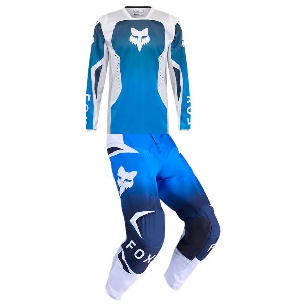 Product image of Fox Racing MX25 180 Shield Combo Blu | Available at BTO Sports