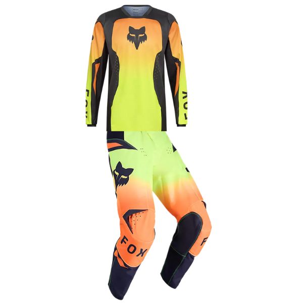 Product image of Fox Racing MX25 180 Shield Combo FloYlw | Available at BTO Sports