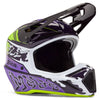 Fox Racing SKU 36389-298S V3 RS LE Image Phantom Helmet motocross helmet SKU 36389-298S — lightweight shell; vented design; moisture-wicking liner; rider view in Purple Haze, studio background. Ideal for motocross, enduro, and trail riding; official Fox helmet product, sizes SM, MD, LG, XL, size SM, sizes SM to XL.