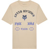 Fox Racing Icon Tee mountain bike gear in Tan detail view sku 38447-088