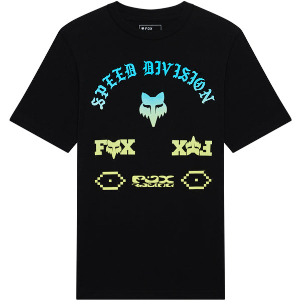 Fox Racing Icon Tee mountain bike gear in Ultra Black detail view sku 38447-088