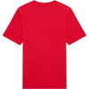 Fox Racing Badge Tee mountain bike gear in Tibetan Red detail rear view sku 38448-581