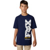 Fox Racing Checker Tee mountain bike gear in Navy detail view sku 38449-088