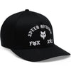 Fox Racing Icon Flexfit Hat mountain bike gear in Black detail view sku 38468-001