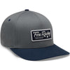 Fox Racing Fuel Flexfit Hat mountain bike gear in Pewter detail view sku 38473-052