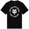 Fox Racing Badge 195 Original Tee mountain bike gear in Black detail view sku 38493-097