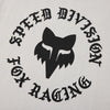 Fox Racing Badge 195 Original Tee mountain bike gear in Light Grey detail view sku 38493-097